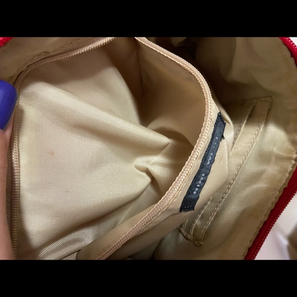 nine west red shoulder bag purse - Picture 7 of 10